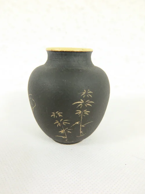 Bild 2 von 50er Minivase Kratzglasur