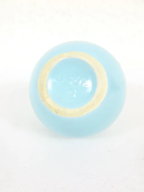 Bild 3 von 50er Minivase hellblau, kleine Keramik Vase