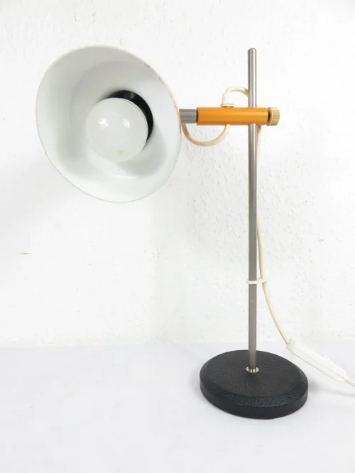 Bild 2 von 70er Schreibtischlampe Orange