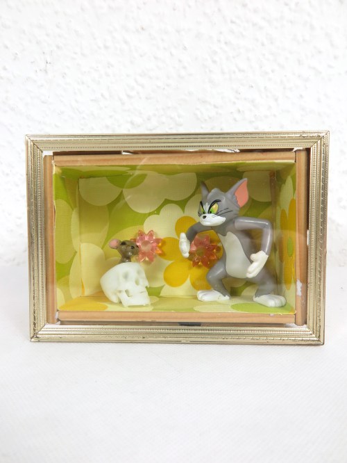 Tapetenkust, Ikone mit Katze und Maus, Tom und Jerry