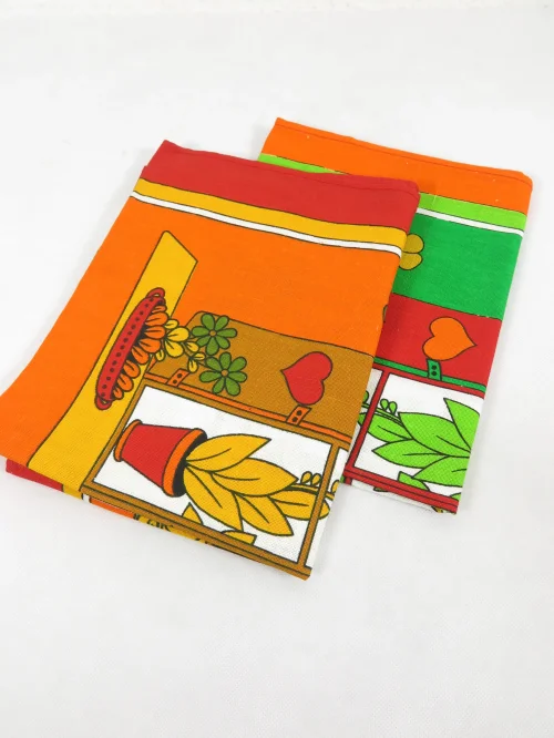 Bild 1 von 70er Geschirrtuch