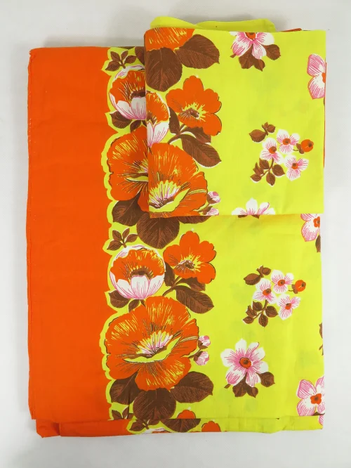 70er Bettwäsche Orange