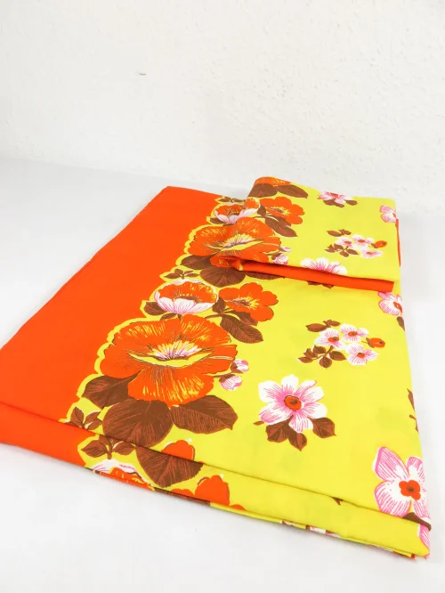 Bild 2 von 70er Bettwäsche Orange