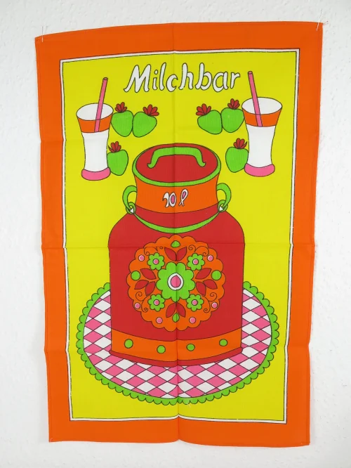 Bild 2 von 70er Geschirrtücher Milchbar