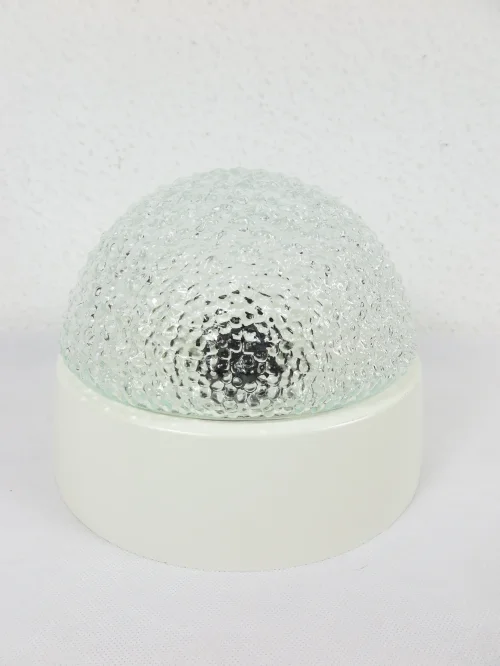 Bild 3 von 60er Wandlampe Glasschirm
