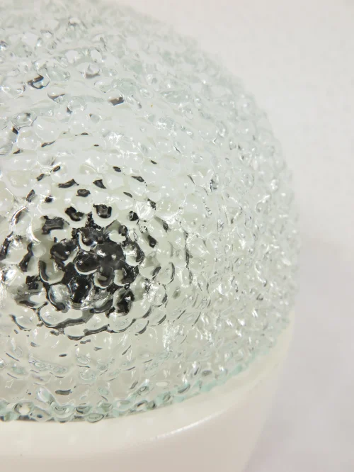 Bild 4 von 60er Wandlampe Glasschirm
