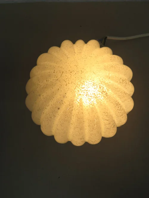 Bild 5 von 70er Wandlampe Glas