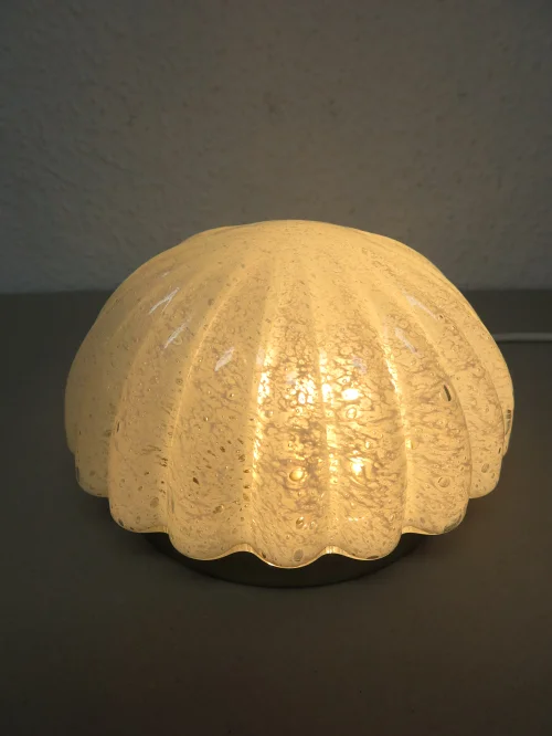 Bild 6 von 70er Wandlampe Glas