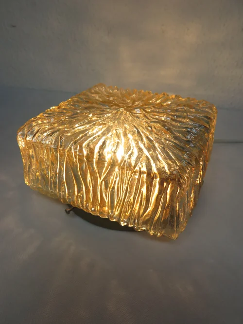 Bild 5 von 60er/ 70er Wandlampe, Deckenlampe, Rauchglas