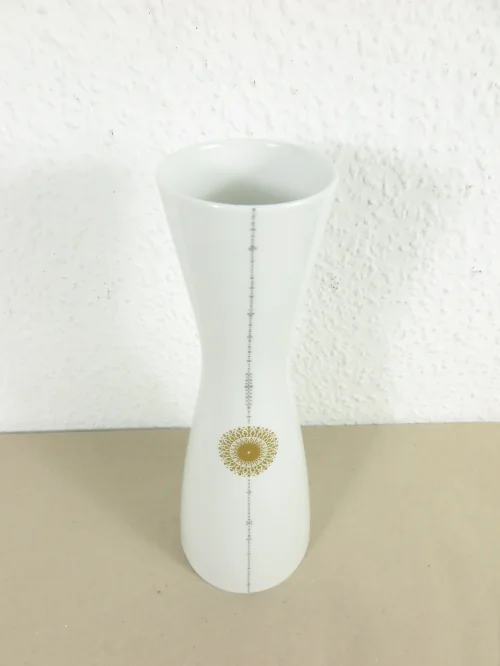 Bild 2 von 80er Vase Rosenthal, Porzellan, echt vergoldet