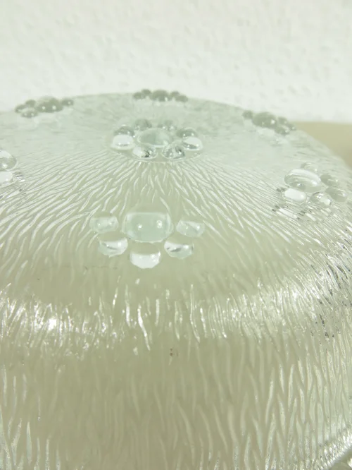 Bild 5 von 70er Bubble Glas Schale mit 6 Dessertschalen