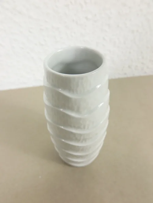 Bild 2 von 70er kleine Porzellan Vase, Weiß, Schumann, Arzberg