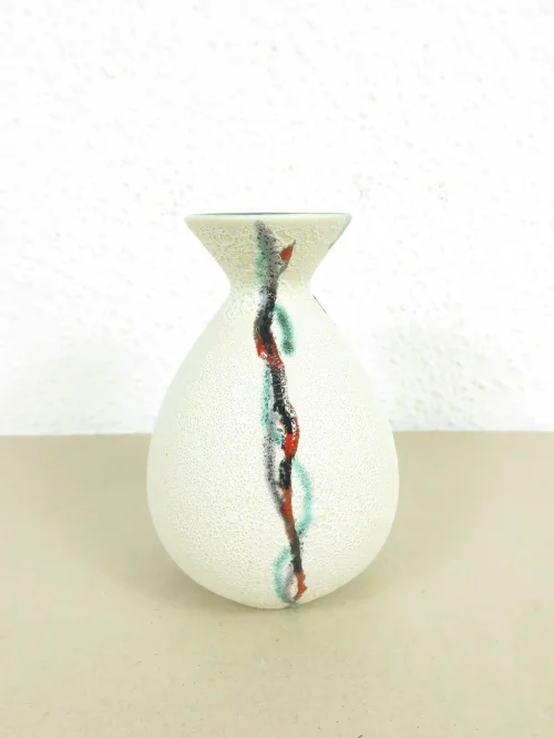 60er Künstler Vase, Keramik