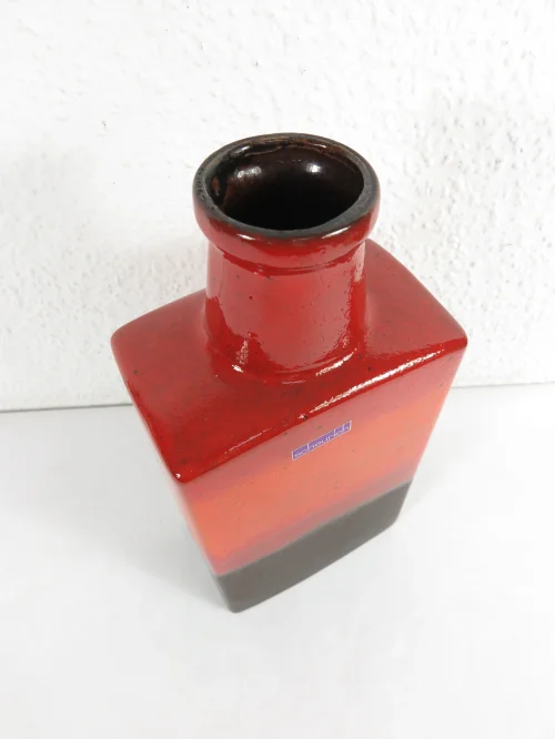 Bild 3 von vase en céramique des années 70 Scheurich, rouge-brun