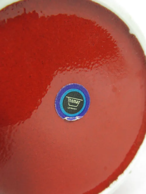 Bild 5 von 70er Vase Rot Thomas Porzellan