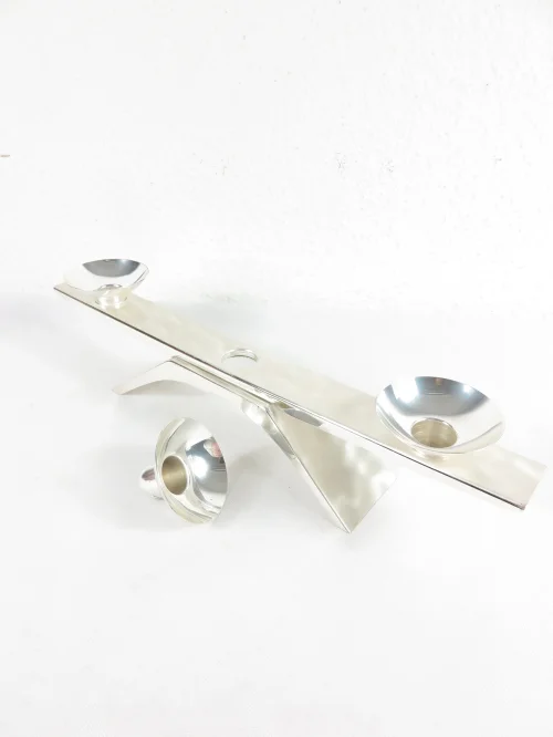 Bild 4 von 70er Kerzenleuchter , Ikora, WMF