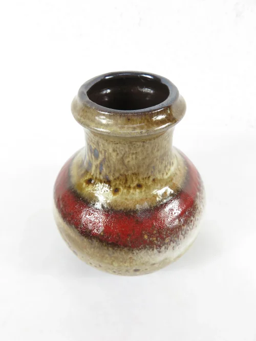 Bild 2 von vase en céramique rouge des années 70, Tönnieshof, Mid-Century