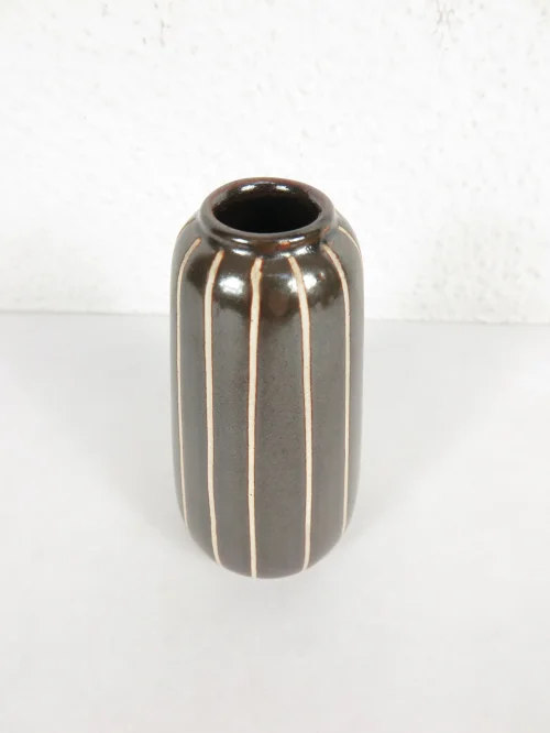 Bild 2 von jarrón de cerámica de los años 50, negro