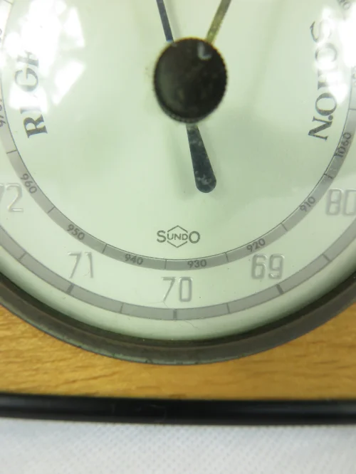 Bild 5 von 60er Barometer mit Thermometer