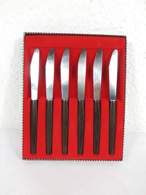 50s fruit knife, Solingen blade , precious wood handle