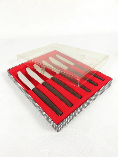 Bild 2 von 50er Obstmesser, Solinger Klinge , Edelholzgriff