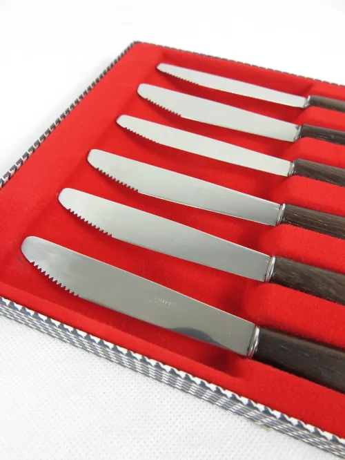 Bild 3 von 50er Obstmesser, Solinger Klinge , Edelholzgriff