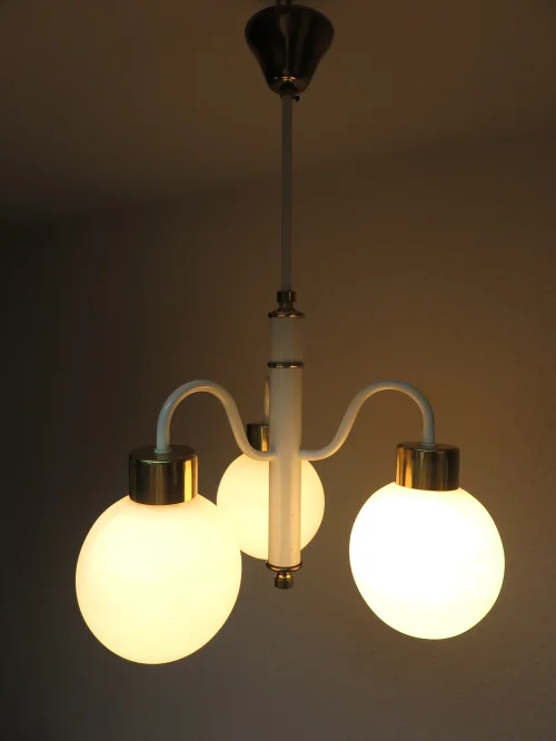 Bild 6 von 70s ball lamp, ball chandelier