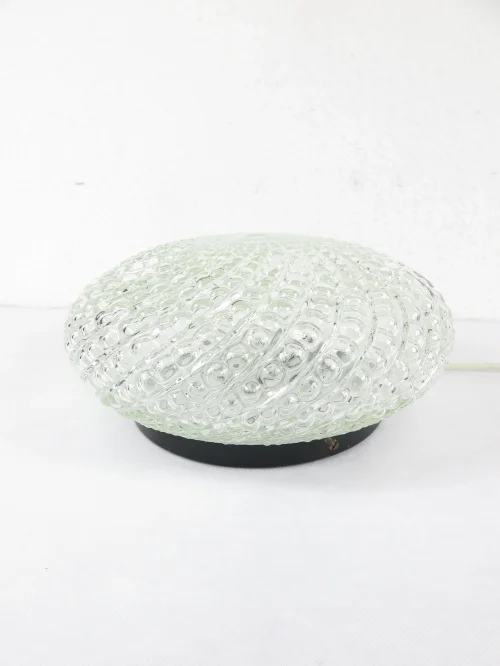 70er Deckenlampe, Wandlampe, BadezimmerlampeGlaslampe