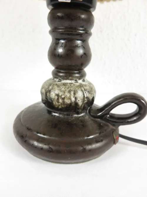 Bild 3 von 70er Tischlampe PAN  mit Keramikfuß