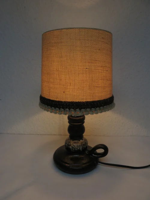 Bild 7 von 70er Tischlampe PAN  mit Keramikfuß