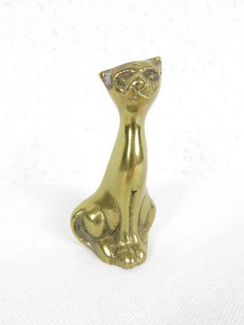 70er Messing Katze