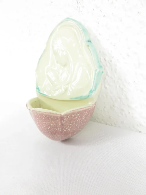 Bild 3 von 50s holy water font with Mary