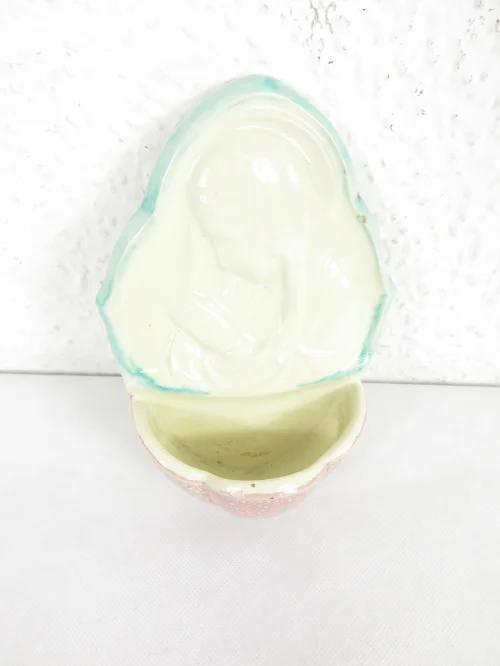 Bild 6 von 50s holy water font with Mary