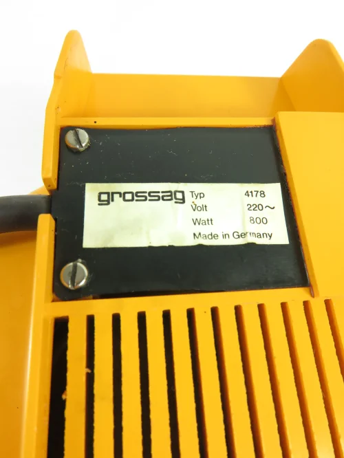 Bild 4 von 70er Waffeleisen, Orange, Grossag