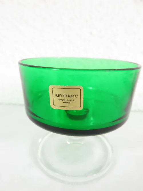 Bild 6 von 60er Luminarc  Sektschalen oder Dessertgläser grün