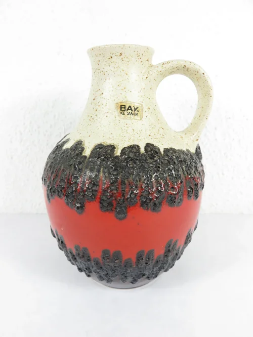70er Vase Bay, big fat lava Optik