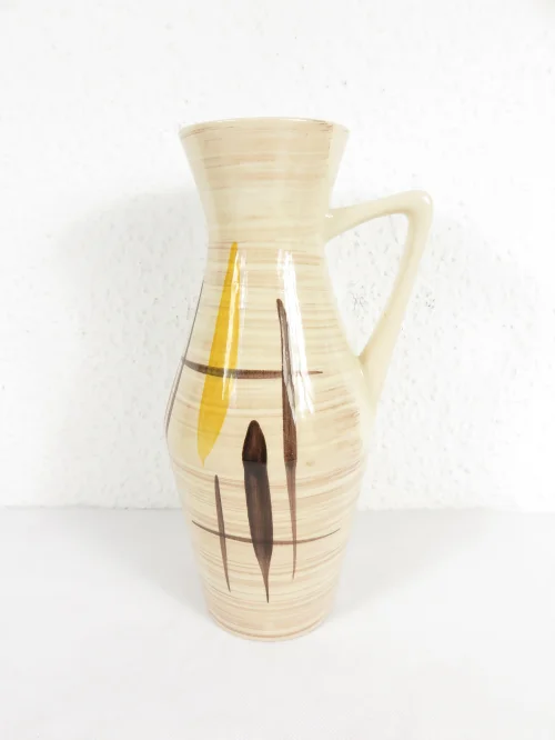 50er Henkelvase, handbemahlt