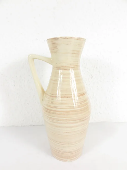 Bild 3 von 50s handle vase, hand Painted