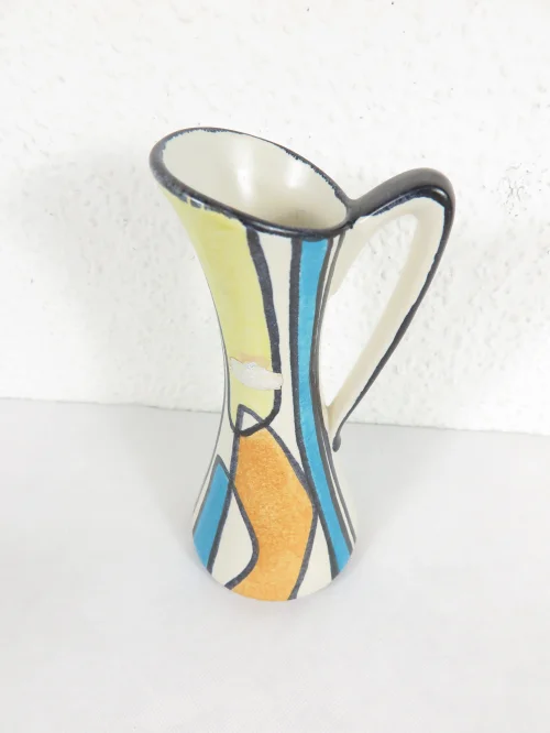 Bild 2 von 60er Vase Bay, Keramikvase, Henkelvase