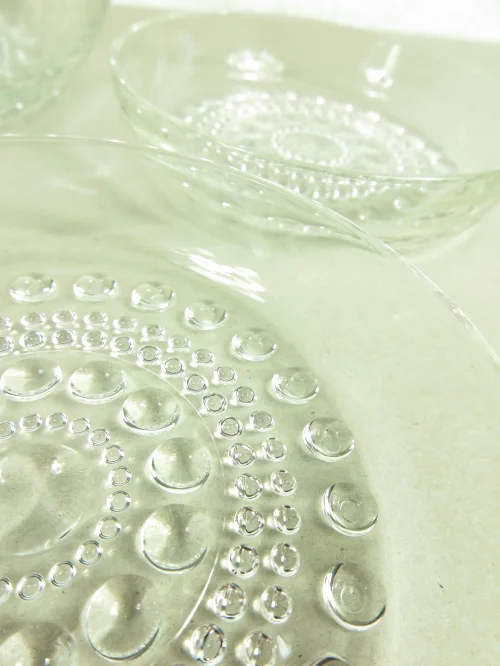 Bild 3 von 70er Salatschüssel mit 4 Schälchen, Bubble Optik