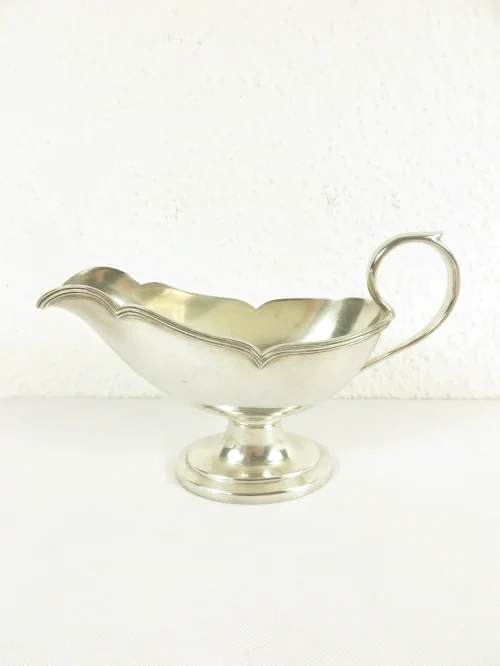 50s silver gravy boat, sauce boat WMF ALPACCA