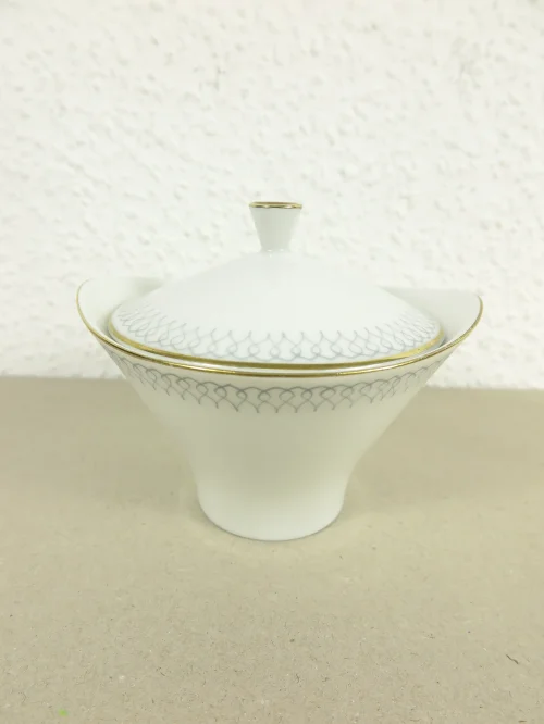 Bild 1 von 50er Zuckerdose Porzellan Hutschenreuther  Hohenberg