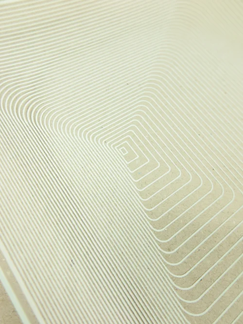 Bild 3 von 50er Servierplatte Glas Op Art