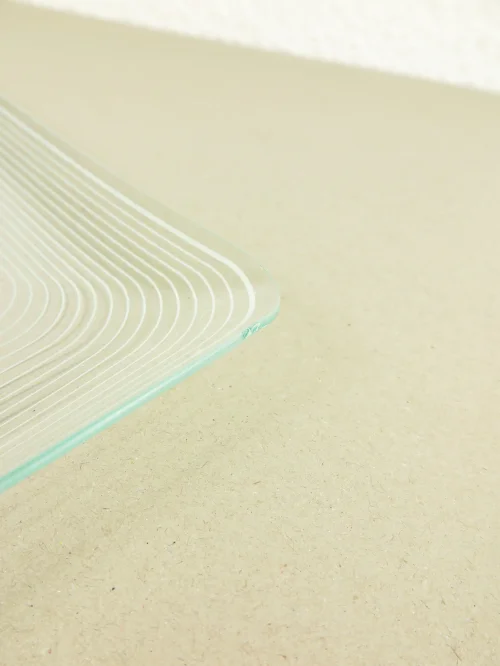 Bild 5 von 50er Servierplatte Glas Op Art