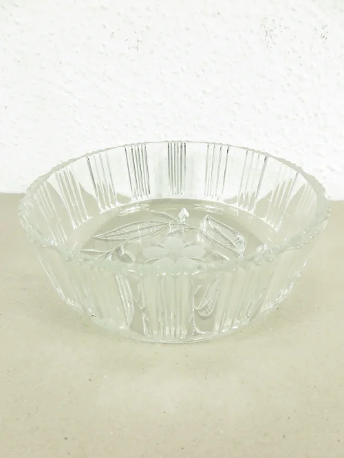 Bild 2 von 50er Pressglas Obstschale, Salatschüssel mit Schliff