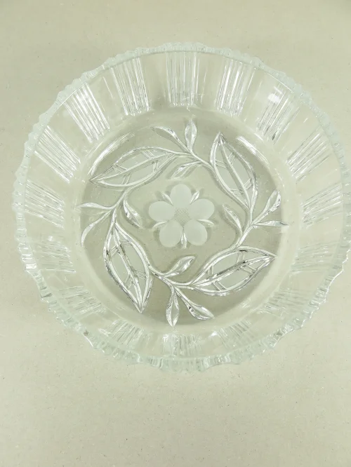 Bild 3 von 50er Pressglas Obstschale, Salatschüssel mit Schliff