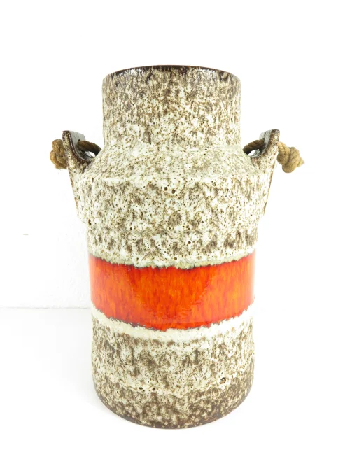 Bild 2 von 70er Riesenvase, Schirmständer, Orange, Jopeko