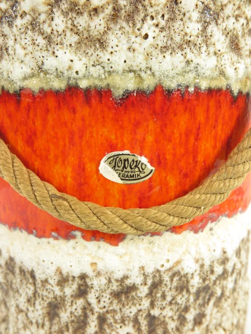 Bild 5 von 70er Riesenvase, Schirmständer, Orange, Jopeko