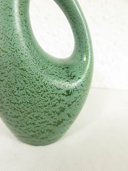 Bild 3 von 50er Keramik Vase klein, Henkelvase