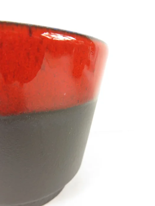 Bild 3 von 70er Übertopf Rot-Braun